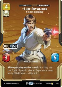 Luke Skywalker - A Hero's Beginning (Serialized) - Rare - 1125 - Inglés (LoF)