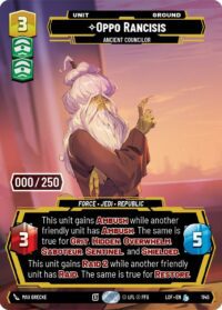 Oppo Rancisis - Ancient Councilor (Serialized 241/250) - Legendary - 1145 - Inglés (LoF)