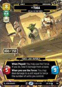 Yoda - My Ally is the Force (Serialized 152/250) - Legendary - 1149 - Inglés (LoF)