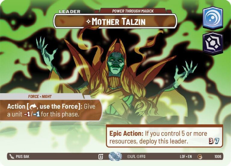 Mother Talzin - Power Through Magick (Showcase) - Common - 1006 - Inglés (LoF)
