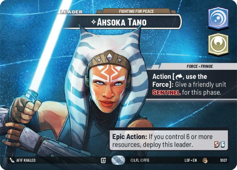 Ahsoka Tano - Fighting For Peace (Showcase) - Common - 1007 - Inglés (LoF)