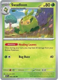 Swadloon - 002/086 - Common Reverse Holo White Flare   - Español