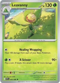 Leavanny (Poke Ball Pattern) - 003/086 - Uncommon Reverse Holo White Flare   - Español
