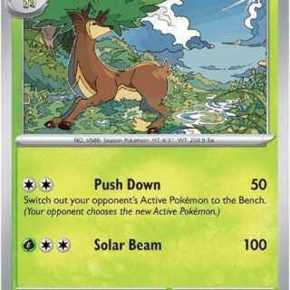 Sawsbuck - 007/086 - Uncommon Reverse Holo White Flare   - Español