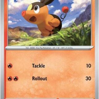 Tepig - 011/086 - Common Reverse Holo White Flare   - Español