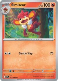 Simisear (Poke Ball Pattern) - 015/086 - Uncommon Reverse Holo White Flare   - Inglés