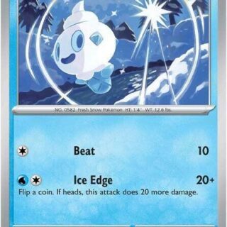 Vanillite - 027/086 - Common Reverse Holo White Flare   - Español
