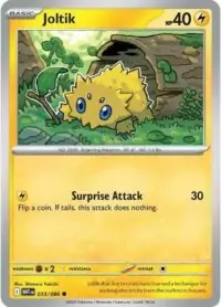 Joltik (Master Ball Pattern) - 033/086 - Common Reverse Holo White Flare   - Inglés