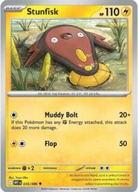Stunfisk (Poke Ball Pattern) - 035/086 - Uncommon Reverse Holo White Flare   - Español