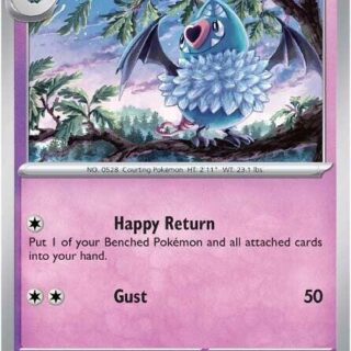 Swoobat - 037/086 - Uncommon Reverse Holo White Flare   - Español