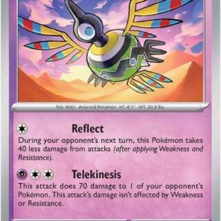 Sigilyph - 038/086 - Uncommon Reverse Holo White Flare   - Español