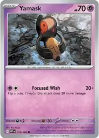 Yamask (Poke Ball Pattern) - 039/086 - Common Reverse Holo White Flare   - Inglés