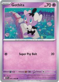 Gothita (Poke Ball Pattern) - 041/086 - Common Reverse Holo White Flare   - Español