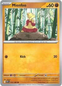 Mienfoo (Poke Ball Pattern) - 052/086 - Common Reverse Holo White Flare   - Español