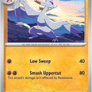 Mienshao - 053/086 - Uncommon Reverse Holo White Flare   - Español
