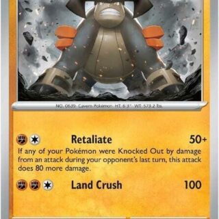 Terrakion - 054/086 - Holo Rare White Flare  - Español