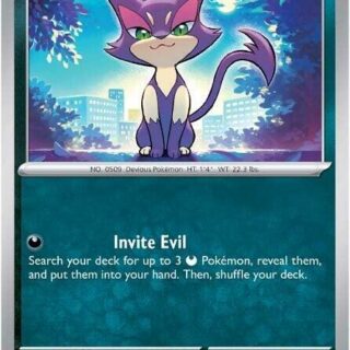 Purrloin - 055/086 - Common Reverse Holo White Flare   - Español