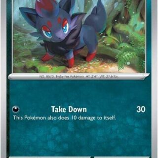 Zorua - 061/086 - Common Reverse Holo White Flare   - Español