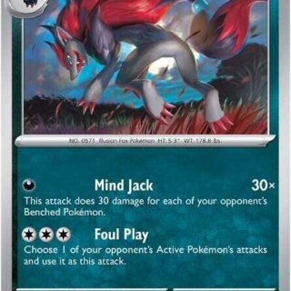 Zoroark - 062/086 - Holo Rare White Flare  - Español
