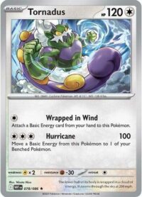 Tornadus - 078/086 - Holo Rare White Flare  - Español