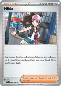Hilda - 084/086 - (Poke Ball Pattern) Uncommon Reverse Holo White Flare   - Español
