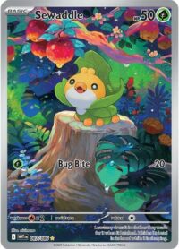 Sewaddle - 087/086 - Illustration Rare White Flare  - Español