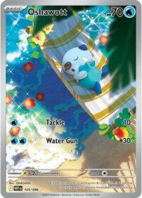 Oshawott - 105/086 - Illustration Rare White Flare  - Español