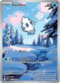 Vanillite - 111/086 - Illustration Rare White Flare  - Español