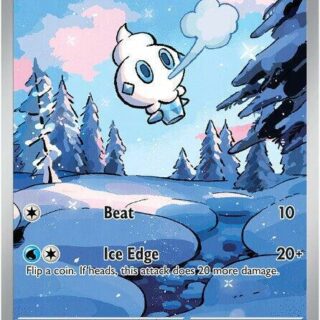 Vanillite - 111/086 - Illustration Rare White Flare  - Español