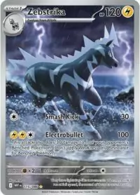 Zebstrika - 115/086 - Illustration Rare White Flare  - Inglés