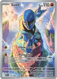 Sawk - 130/086 - Illustration Rare White Flare  - Español
