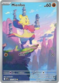 Mienfoo - 133/086 - Illustration Rare White Flare  - Español