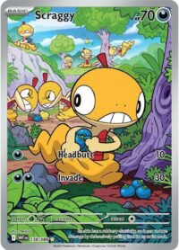 Scraggy - 138/086 - Illustration Rare White Flare  - Inglés