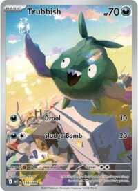 Trubbish - 140/086 - Illustration Rare White Flare  - Español