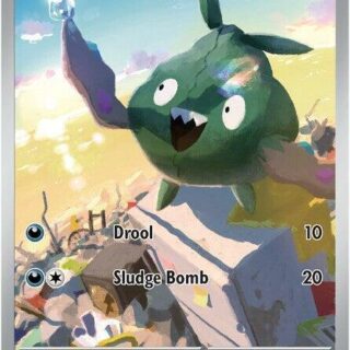 Trubbish - 140/086 - Illustration Rare White Flare  - Español