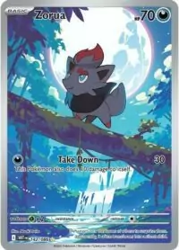 Zorua - 142/086 - Illustration Rare White Flare  - Inglés