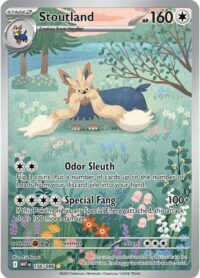 Stoutland - 156/086 - Illustration Rare White Flare  - Inglés