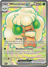 Whimsicott ex - 157/086 - Ultra Rare White Flare  - Español
