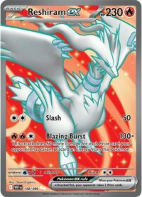 Reshiram ex - 158/086 - Ultra Rare White Flare  - Español