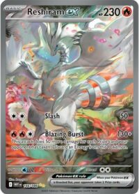 Reshiram ex - 166/086 - Special Illustration Rare White Flare  - Inglés