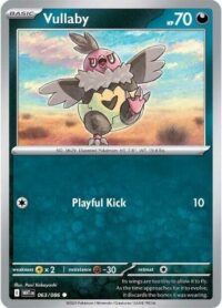 Vullaby (Poke Ball Pattern) - 063/086 - Common Reverse Holo White Flare   - Español