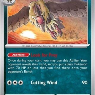 Mandibuzz - 064/086 - Uncommon Reverse Holo White Flare   - Español
