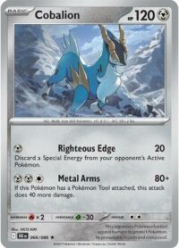 Cobalion (Master Ball Pattern) - 066/086 - Rare Reverse Holo Black Bolt - Español