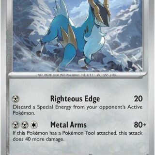 Cobalion - 066/086 - Holo Rare Black Bolt - Español