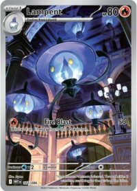 Lampent - 102/086 - Illustration Rare White Flare  - Español