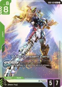 Wing Gundam Zero - GD01-024 - Legend Rare