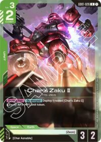 Char's Zaku II - GD01-026 - Rare