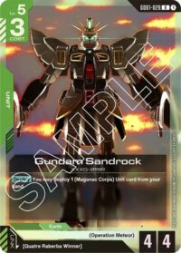 Gundam Sandrock - GD01-028 - Rare