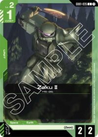 Zaku II - GD01-035 - Common