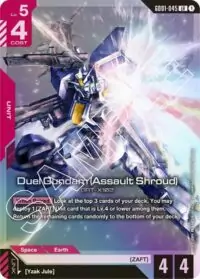 Duel Gundam (Assault Shroud) - GD01-045 - Legend Rare